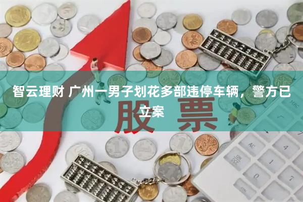 智云理财 广州一男子划花多部违停车辆，警方已立案