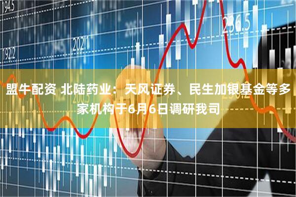 盟牛配资 北陆药业：天风证券、民生加银基金等多家机构于6月6日调研我司