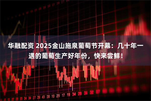 华融配资 2025金山施泉葡萄节开幕：几十年一遇的葡萄生产好年份，快来尝鲜！