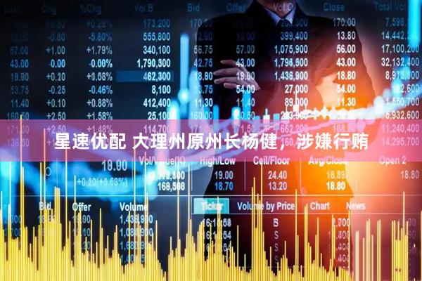 星速优配 大理州原州长杨健，涉嫌行贿