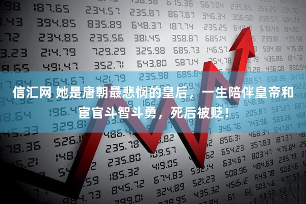 信汇网 她是唐朝最悲悯的皇后，一生陪伴皇帝和宦官斗智斗勇，死后被贬！